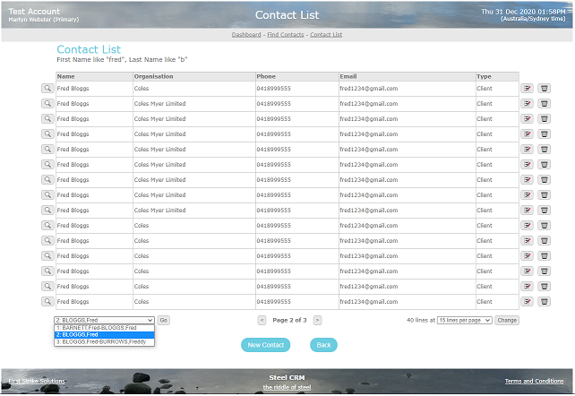 Contact List