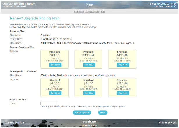 Pricing